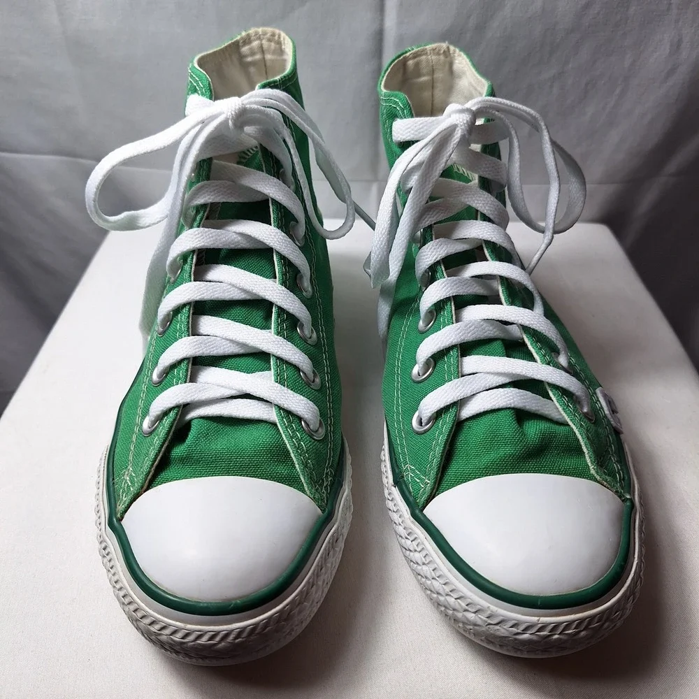 CONVERSE Chuck Taylor All Star High-Top Sneaker Womens/7.5 Mens/5.5 Green White